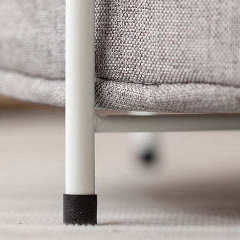 Minimalist Iron Fabric End Table 2-Tier