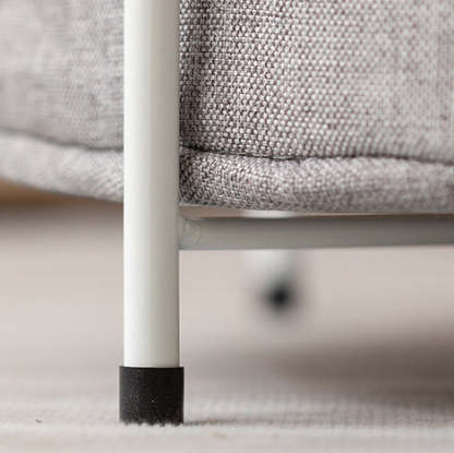 Minimalist Iron Fabric End Table 2-Tier