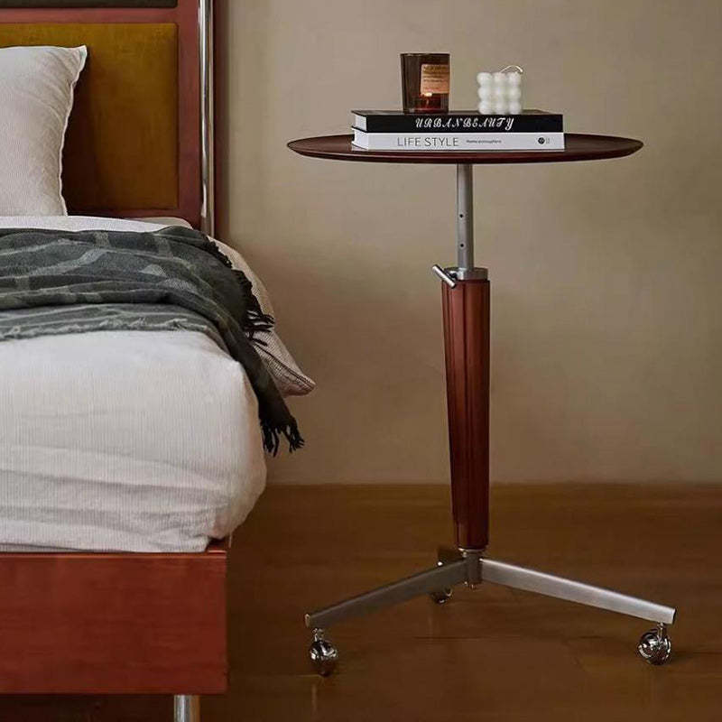 Vintage Aluminum Wood End Table