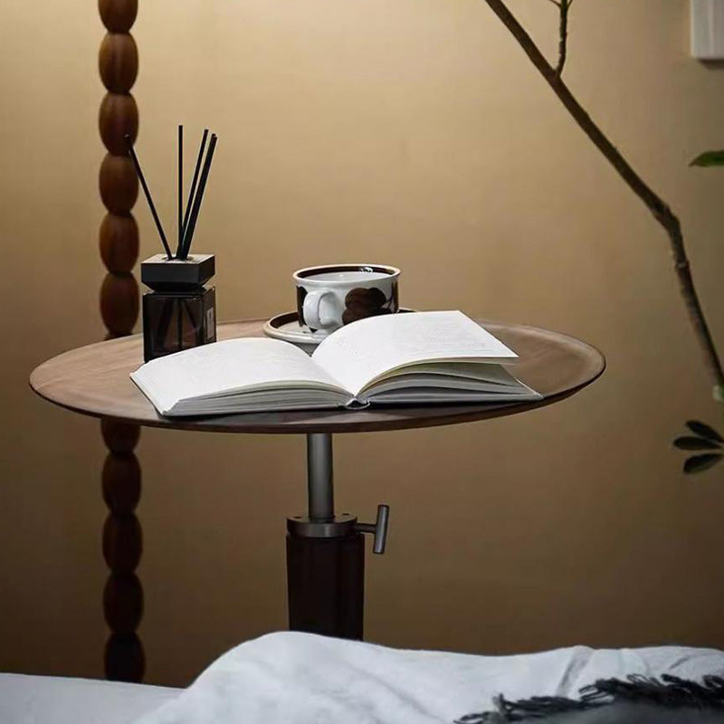 Vintage Aluminum Wood End Table