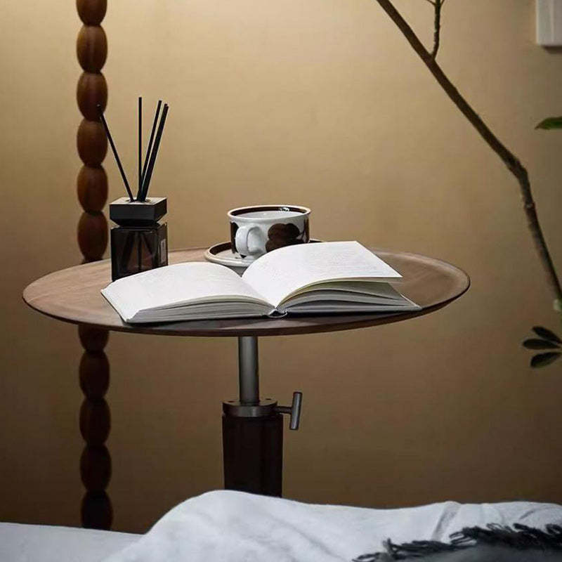 Vintage Aluminum Wood End Table