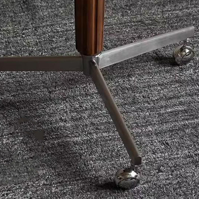 Vintage Aluminum Wood End Table
