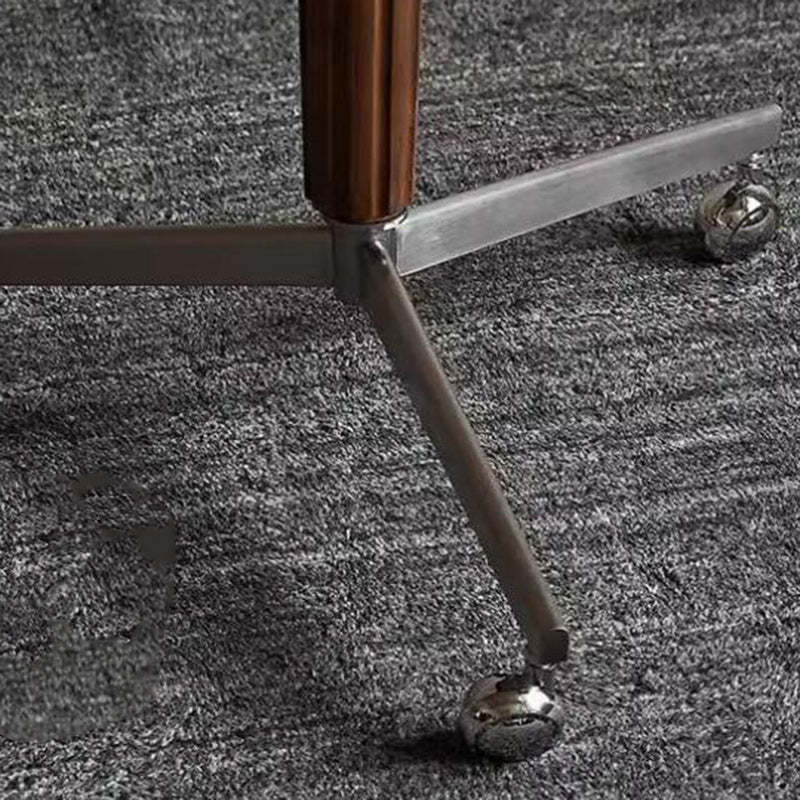Vintage Aluminum Wood End Table
