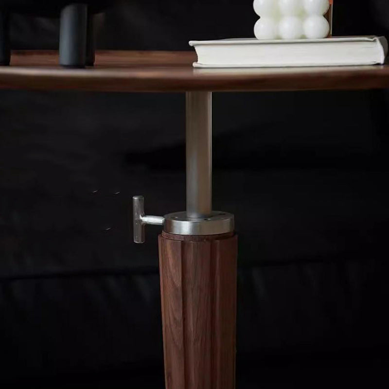 Vintage Aluminum Wood End Table