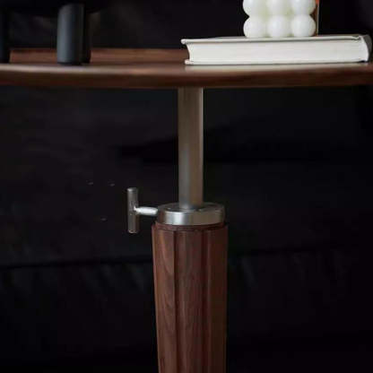 Vintage Aluminum Wood End Table