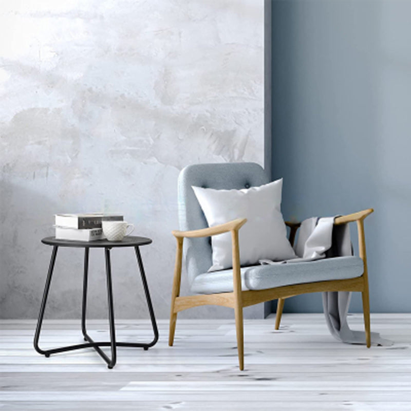 Minimalist Round Iron End Table