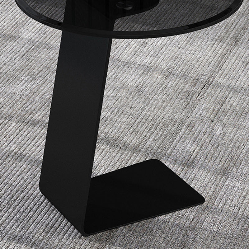 Minimalist Steel Glass Coffee Table