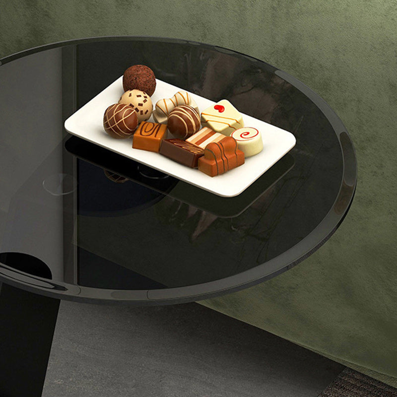 Minimalist Steel Glass Coffee Table