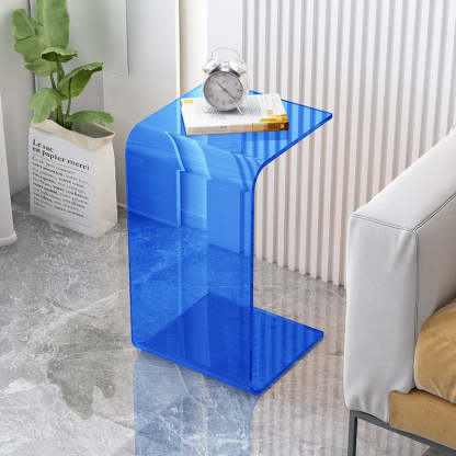 Minimalist Rectangular Acrylic End Table