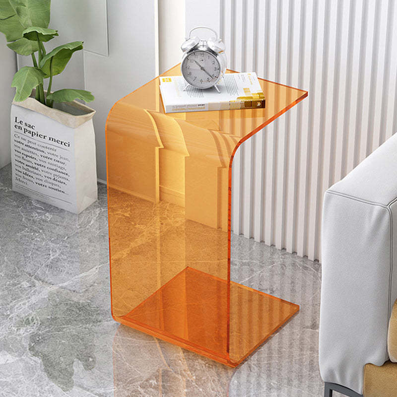 Minimalist Rectangular Acrylic End Table