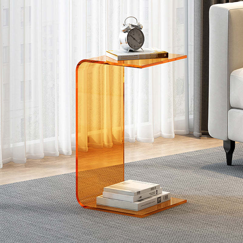 Minimalist Rectangular Acrylic End Table