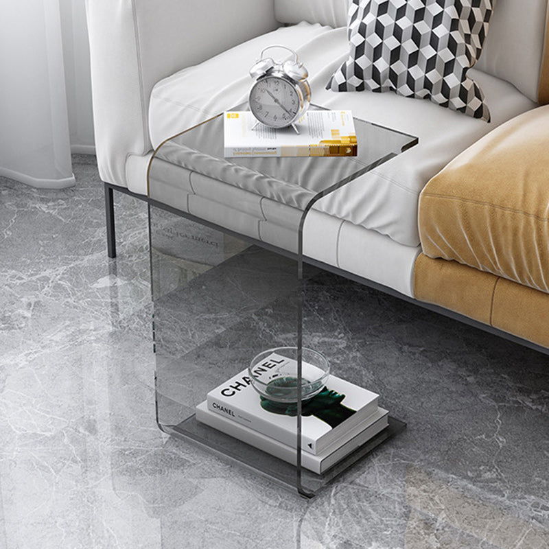 Minimalist Rectangular Acrylic End Table
