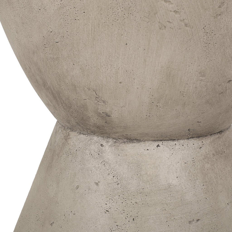 Nordic Cylinder Magnesium Oxide End Table
