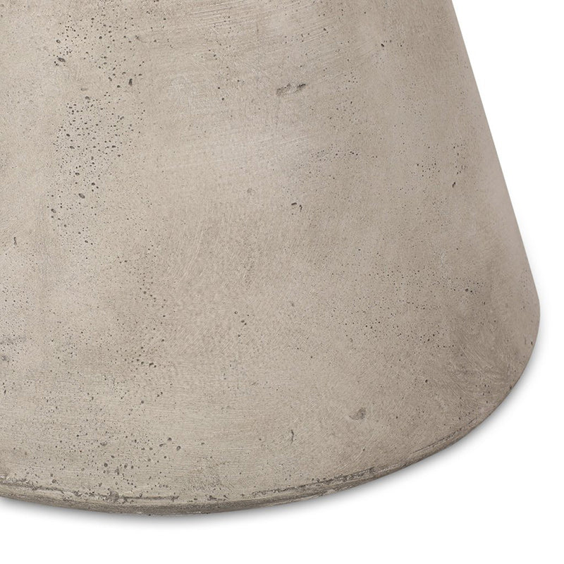 Nordic Cylinder Magnesium Oxide End Table