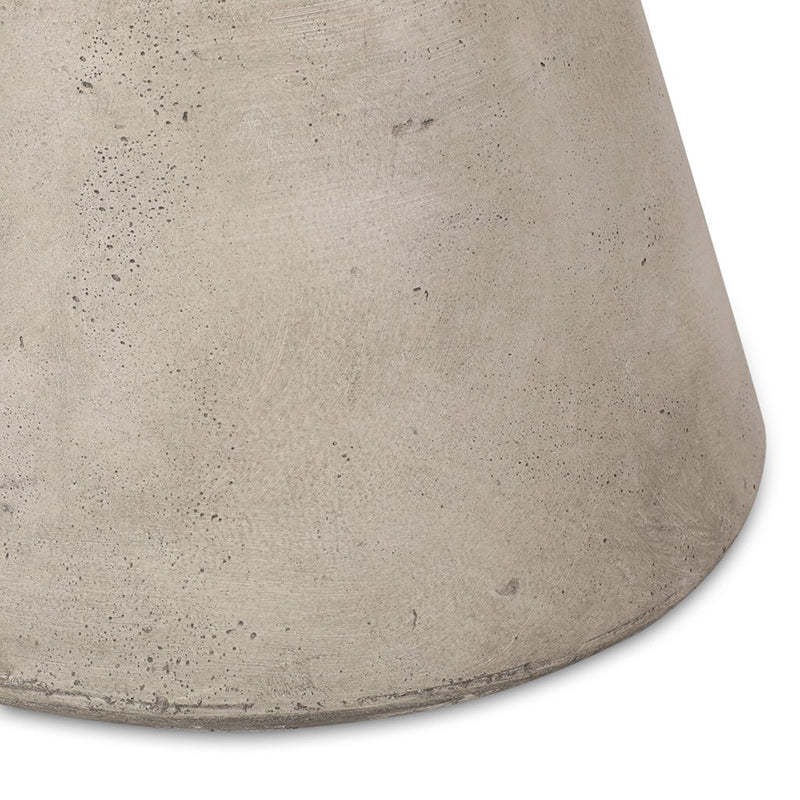 Nordic Cylinder Magnesium Oxide End Table