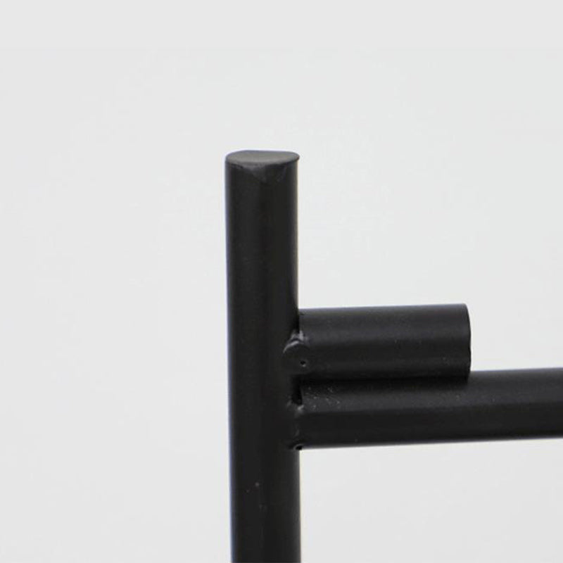 Minimalist Round Iron 2-Tier End Table