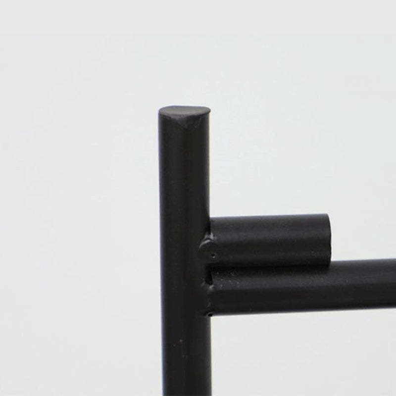 Minimalist Round Iron 2-Tier End Table