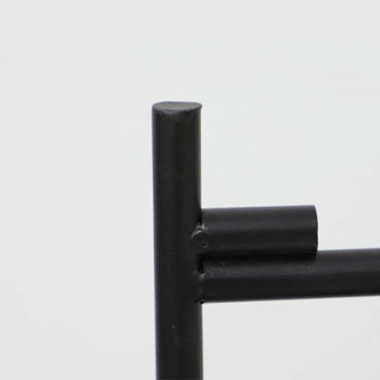 Minimalist Round Iron 2-Tier End Table