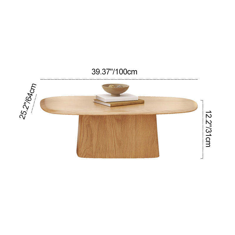 Japanese Rectangular Wood Coffee Table