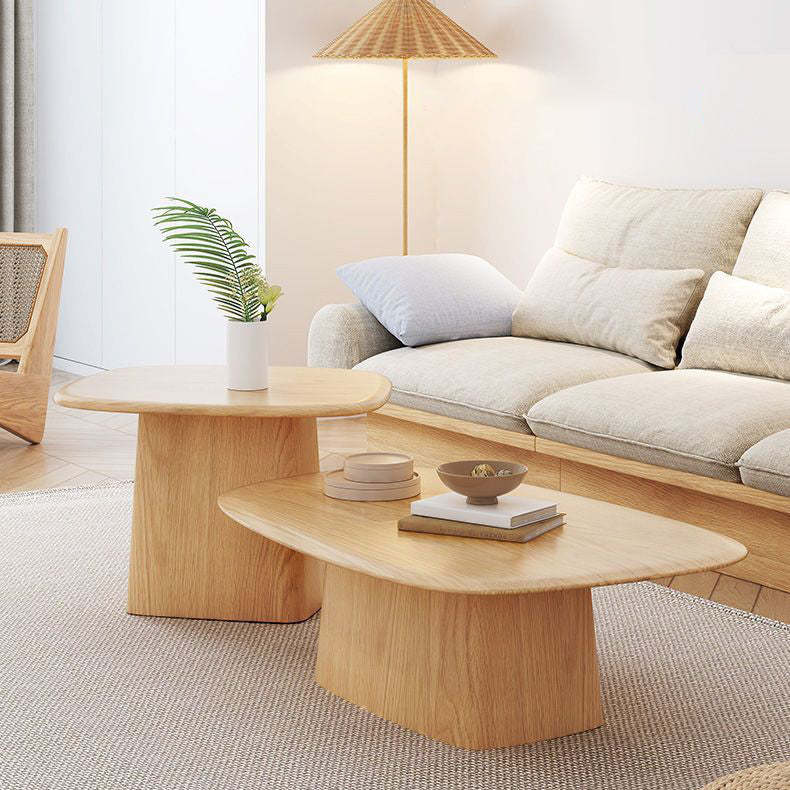 Japanese Rectangular Wood Coffee Table
