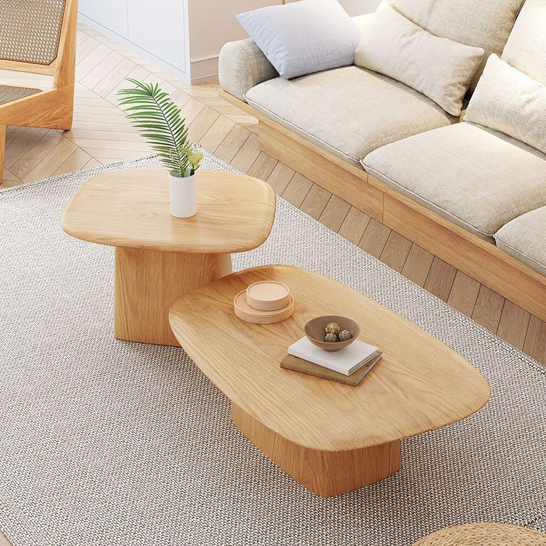 Japanese Rectangular Wood Coffee Table