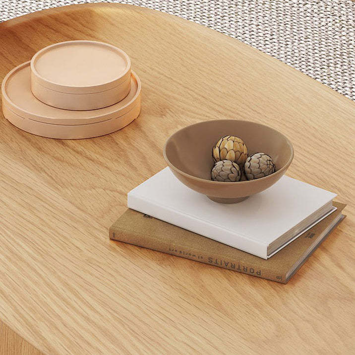 Japanese Rectangular Wood Coffee Table