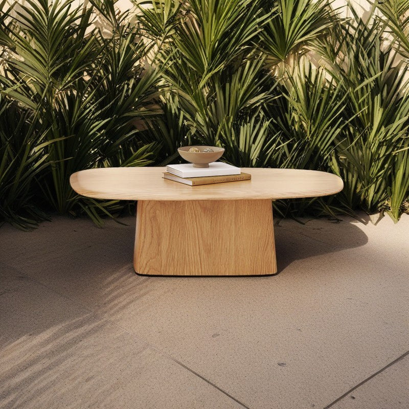 Japanese Rectangular Wood Coffee Table