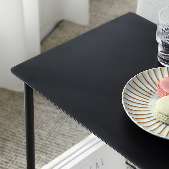 Nordic Rectangular Iron 2-Tier End Table