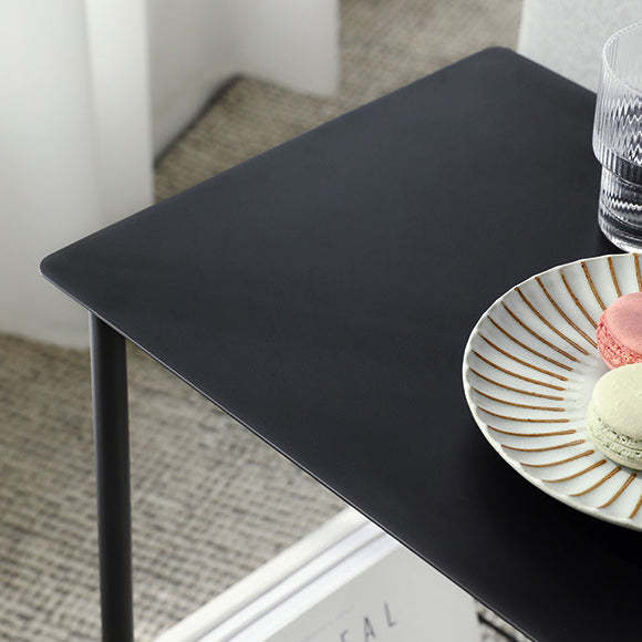 Nordic Rectangular Iron 2-Tier End Table