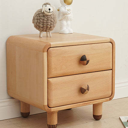 Scandinavian Wood Kids 2-Drawer Nightstand