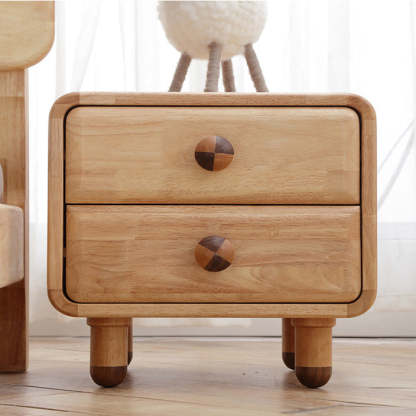 Scandinavian Wood Kids 2-Drawer Nightstand