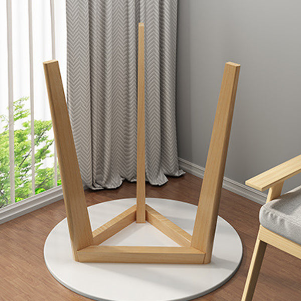 Minimalist Round Wood Coffee Table