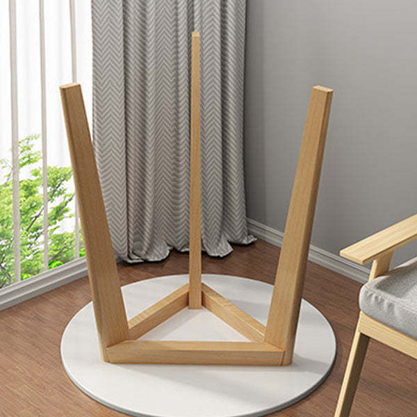 Minimalist Round Wood Coffee Table