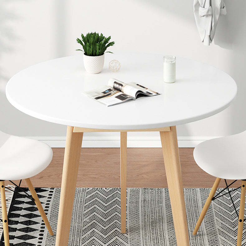 Minimalist Round Wood Coffee Table