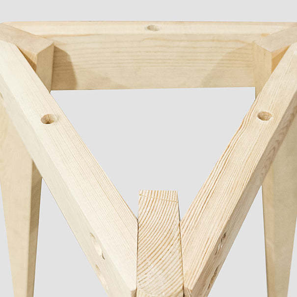 Minimalist Round Wood Coffee Table