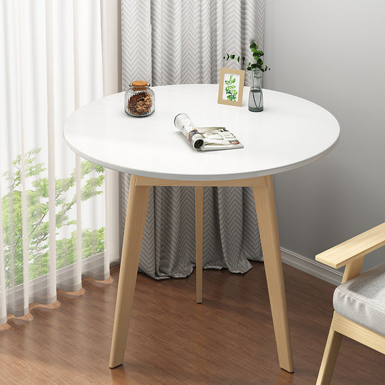 Minimalist Round Wood Coffee Table