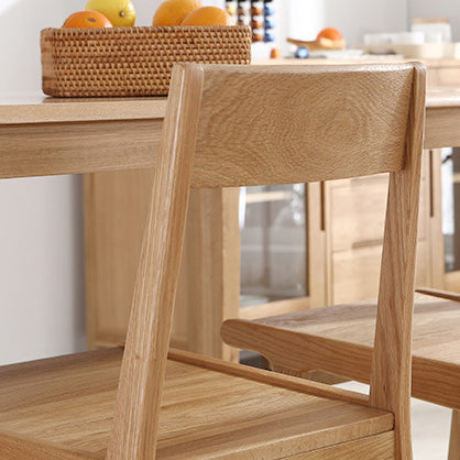 Japanese Square Wood Coffee Table