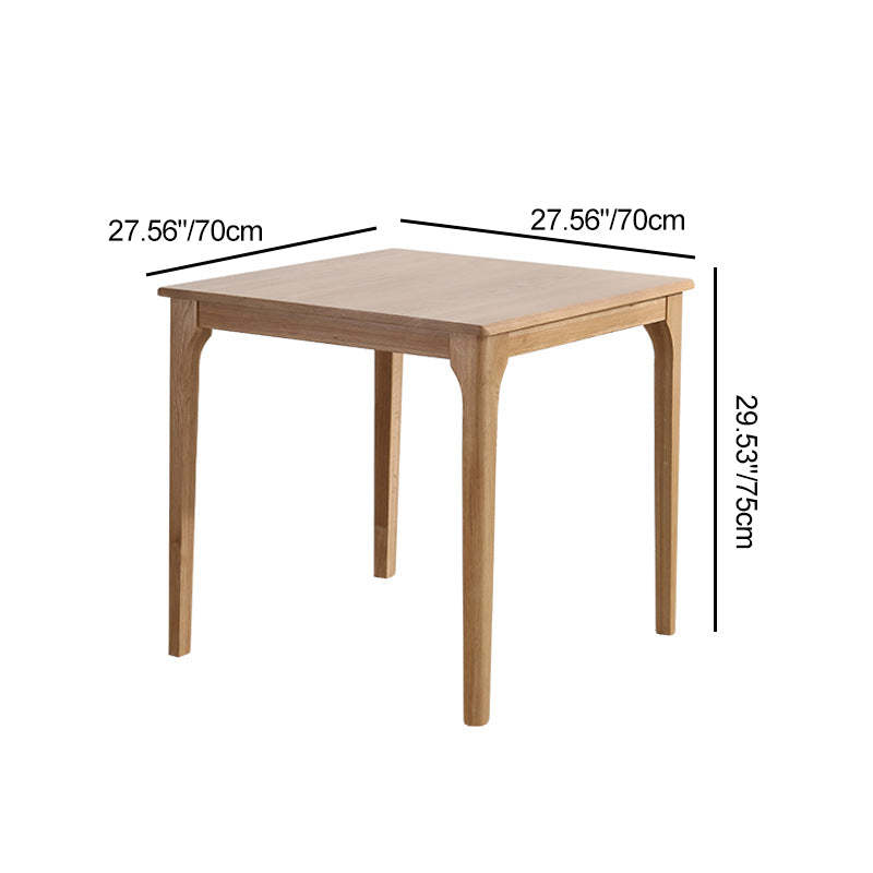 Japanese Square Wood Coffee Table