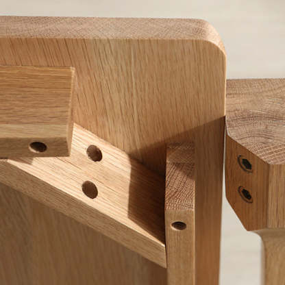 Japanese Square Wood Coffee Table