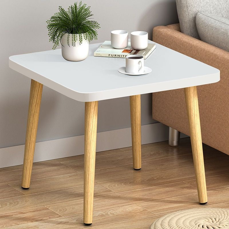 Japanese Square Wood End Table
