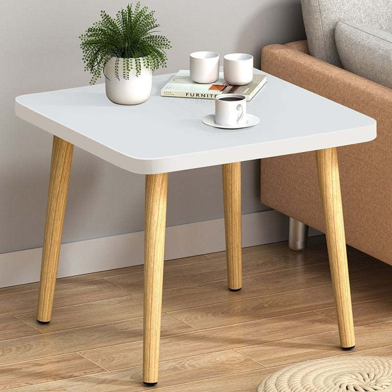Japanese Square Wood End Table