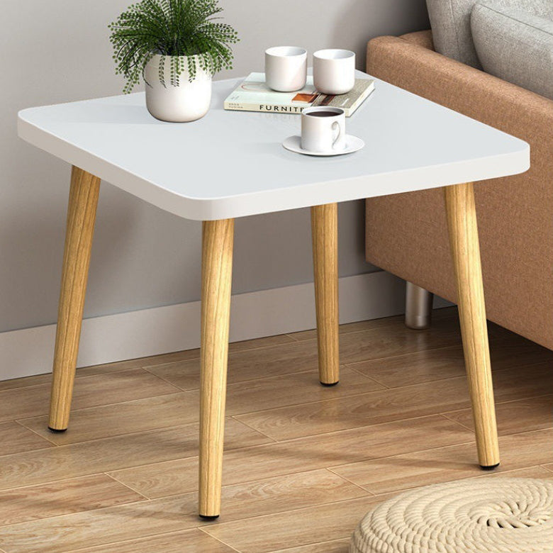 Japanese Square Wood End Table