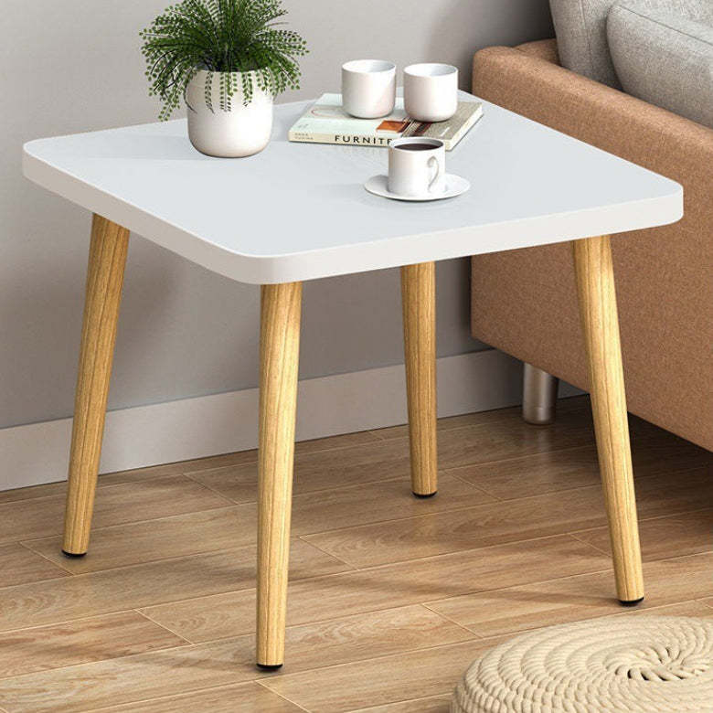 Japanese Square Wood End Table — Wood Color
