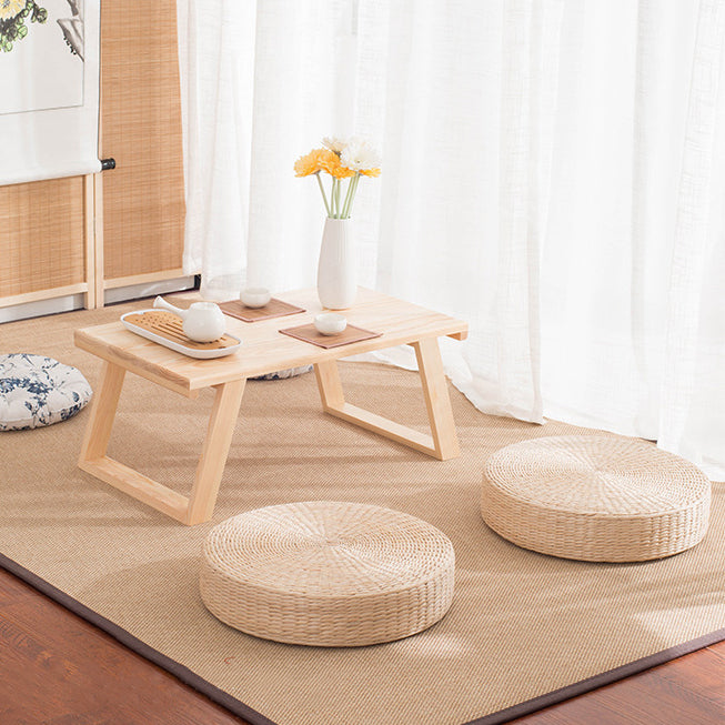 Japanese Rectangular Wood Coffee Table