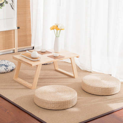 Japanese Rectangular Wood Coffee Table