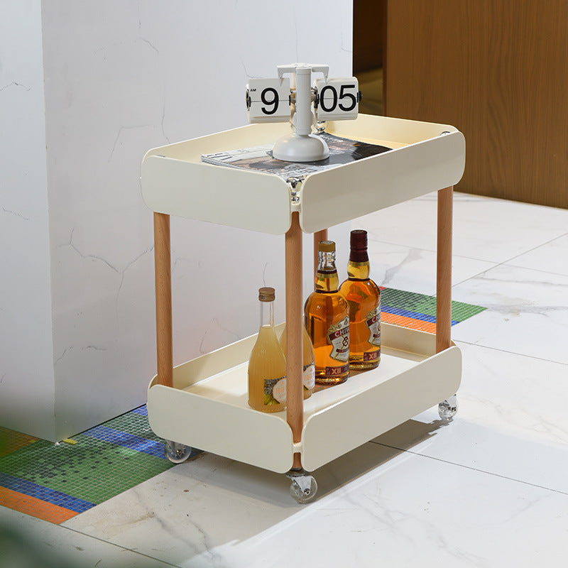 Nordic end 2-tier wood end & side tables