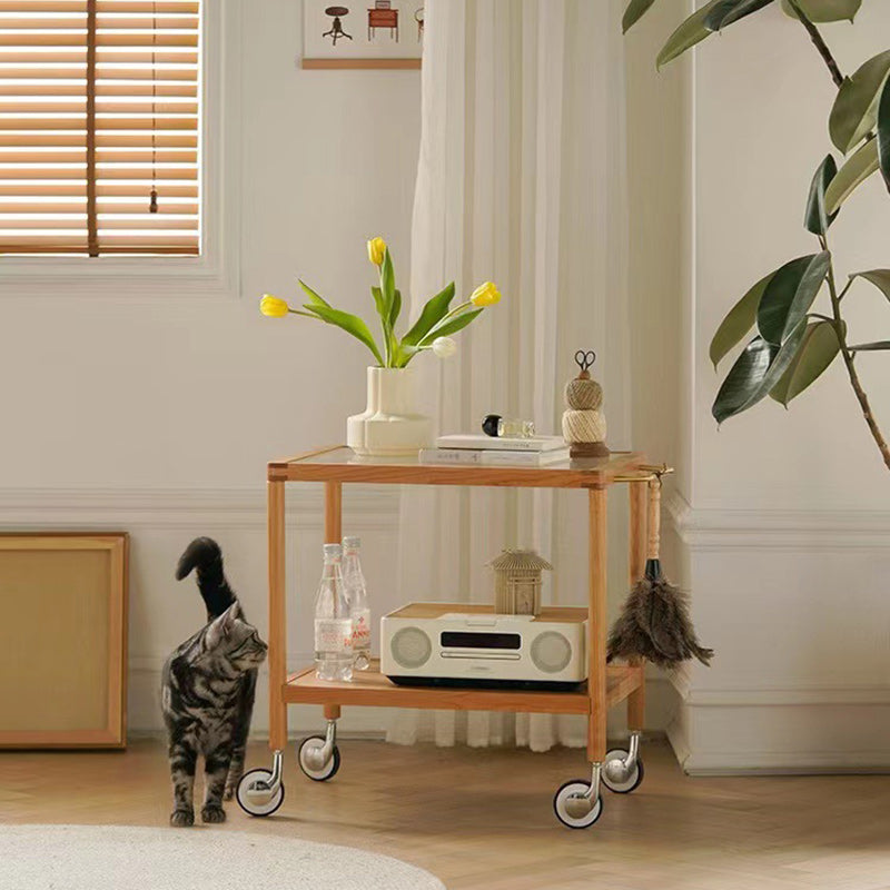 Nordic Wood 2-Tier End Table