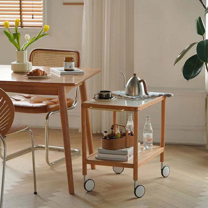 Nordic Wood 2-Tier End Table