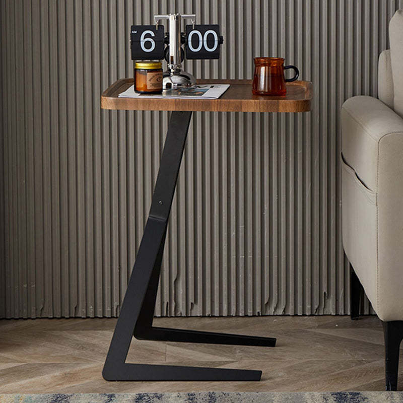 Nordic Wood Iron End Table