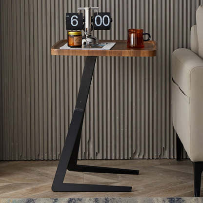 Nordic Wood Iron End Table